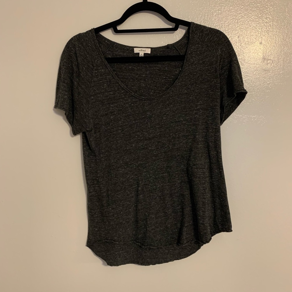 Aritzia Wilfred Scoop Neck Short Sleeve T-shirt